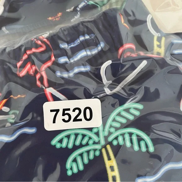 Chubbies neon lights blue print swim trunks 37520 - Picture 6 of 6